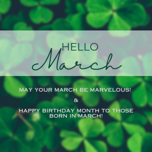 Goodbye February, Hello March: A Few Fed Plan Werks Tips & Happy Birthday!